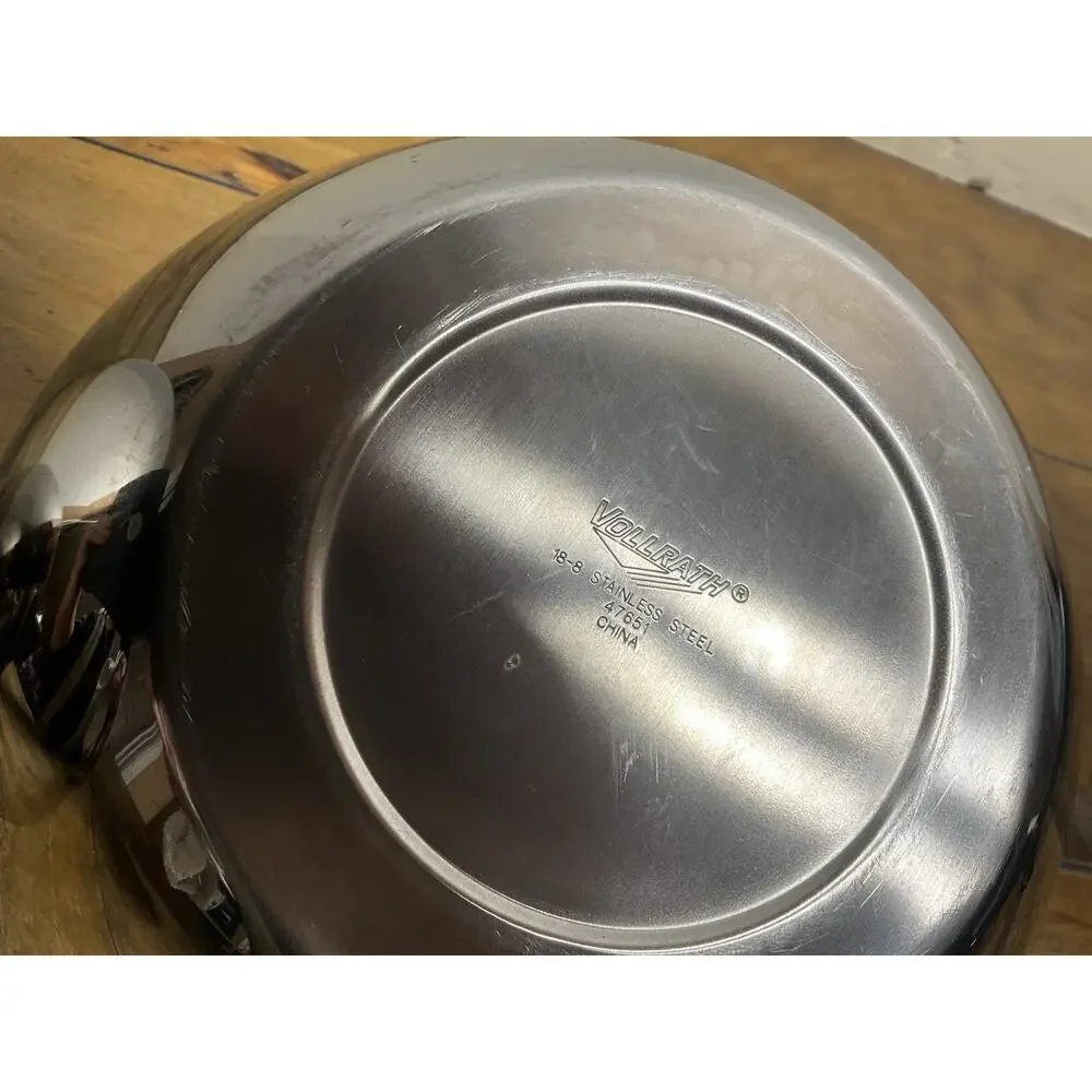 Vollrath 47651 Angled Double Wall Serving Bowl Stainless Steel 1.9 Quarts 2